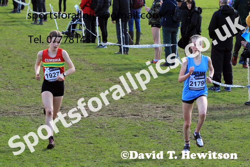 Womens Under-17s 2022 CAU Inter Counties Cross Country, Prestwold Hall, Loughborough.  Photo: David T. Hewitson/Sports for All Pics